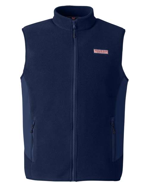 vineyard vines Men's Harbor Fleece Vest - O001401 - EMBROIDERED