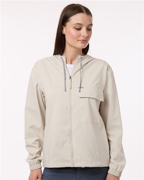 Columbia Women's Skien Valley™ Hooded Lightweight Jacket - 212428 - EMBROIDERED