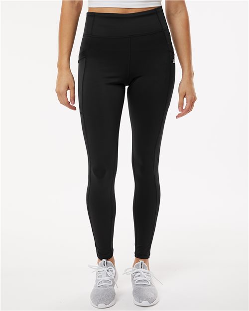 Adidas Women's Performance Pocket Leggings - A1010 - EMBROIDERED