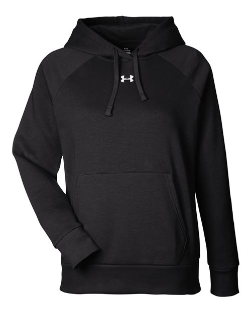 Under Armour Women's Rival Fleece Hooded Sweatshirt - 1379500 - EMBROIDERED
