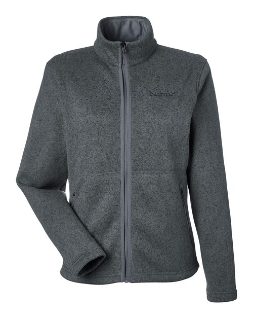 Marmot Women's Drop Line Fleece Jacket - M16250 - EMBROIDERED