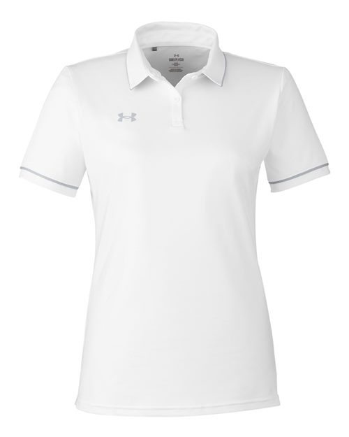 Under Armour Women's Tipped Teams Performance Polo - 1376905 - EMBROIDERED