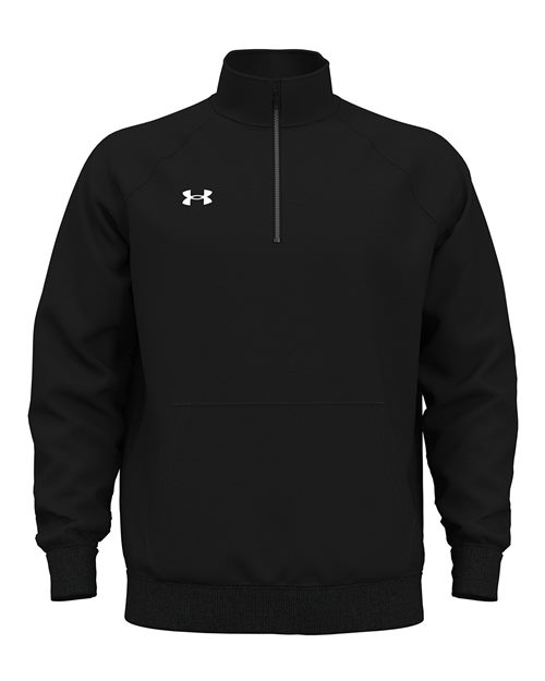 Under Armour Men's Rival Fleece Quarter-Zip Pullover - 1386016 - EMBROIDERED