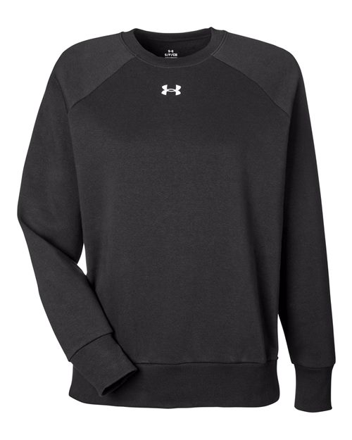 Under Armour Women's Rival Fleece Crewneck Sweatshirt - 1379508 - EMBROIDERED