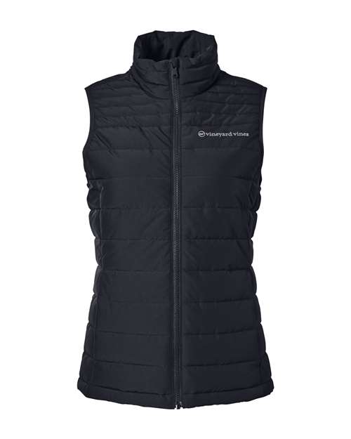 vineyard vines Women's Mountain Weekend Puffer Vest - O001806 - EMBROIDERED