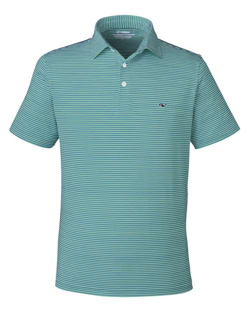 vineyard vines Men's Bradley Stripe Sankaty Polo - G012426 - EMBROIDERED