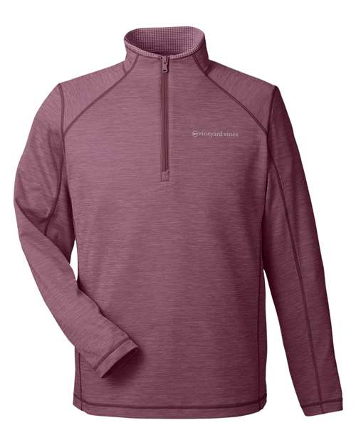 vineyard vines Men's Sankaty Quarter-Zip Pullover - K002709 - EMBROIDERED