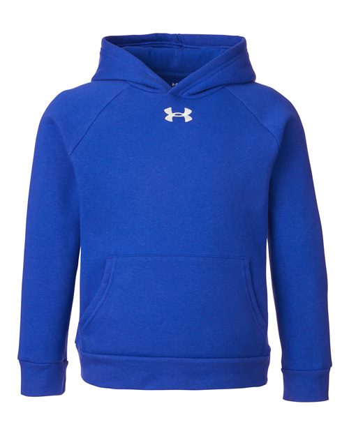 Under Armour Youth Rival Fleece Hooded Sweatshirt - 1379792 - EMBROIDERED