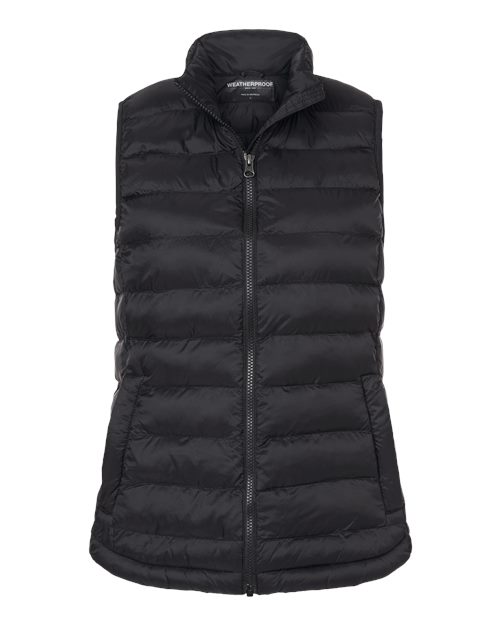 Weatherproof Women's Lightweight Poly-filled Packable Vest - W26717 - EMBROIDERED