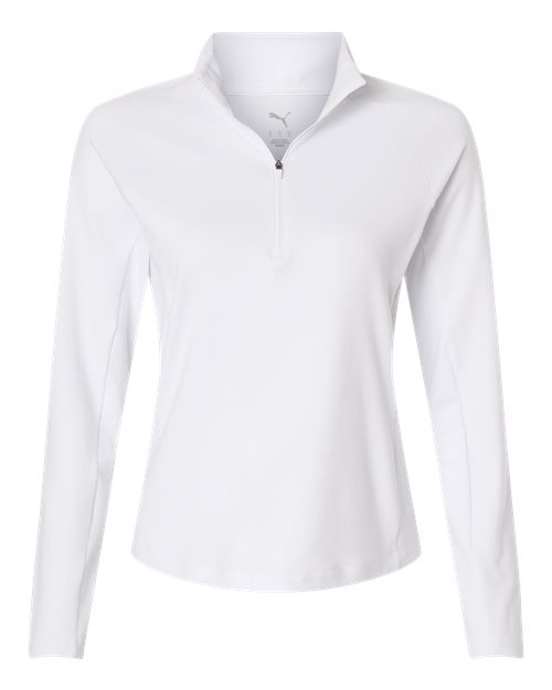 Puma Golf Women's Pure 2.0 Quarter-Zip - 629449 - EMBROIDERED