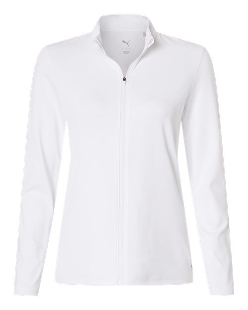 Puma Golf Women's Icon 2.0 Full-Zip - 631052 - EMBROIDERED