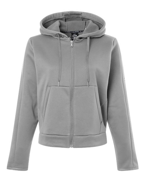 Under Armour Women's Armour Fleece Pro Hooded Full-Zip - 6010941 - EMBROIDERED