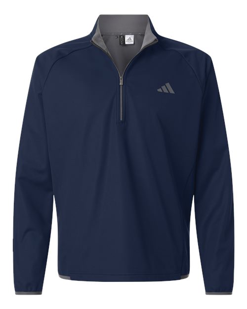 Adidas Men's Ultimate365 Wind Quarter-Zip Pullover - A2027 - EMBROIDERED