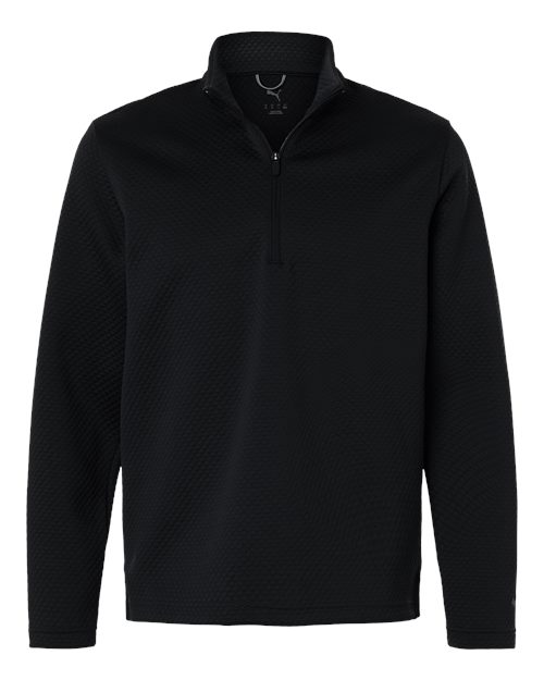 Puma Golf Men's Pebble Quarter-Zip Pullover - 638595 - EMBROIDERED