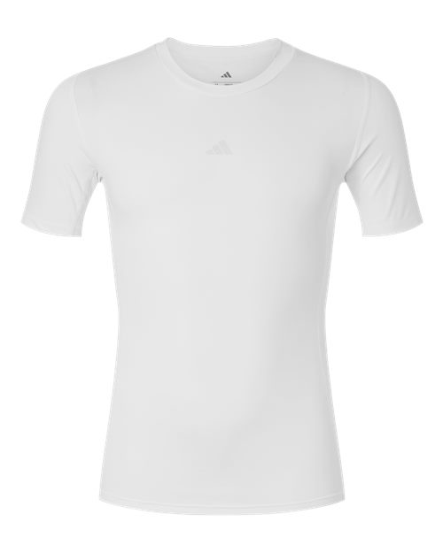 Adidas Men's Techfit Compression T-Shirt - AT130 - EMBROIDERED