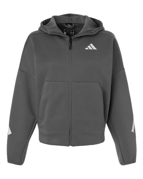 Adidas Women's Z.N.E Full-Zip Hooded Sweatshirt - AT221 - EMBROIDERED