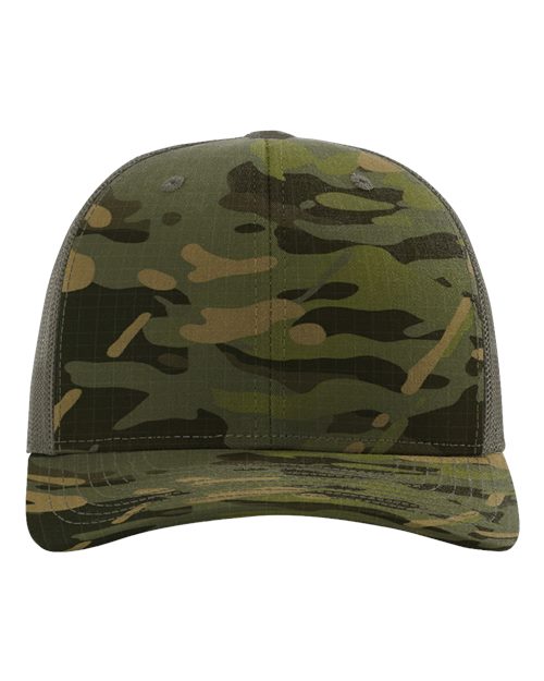 Richardson Printed Tactical Trucker Cap - 112PT - EMBROIDERED