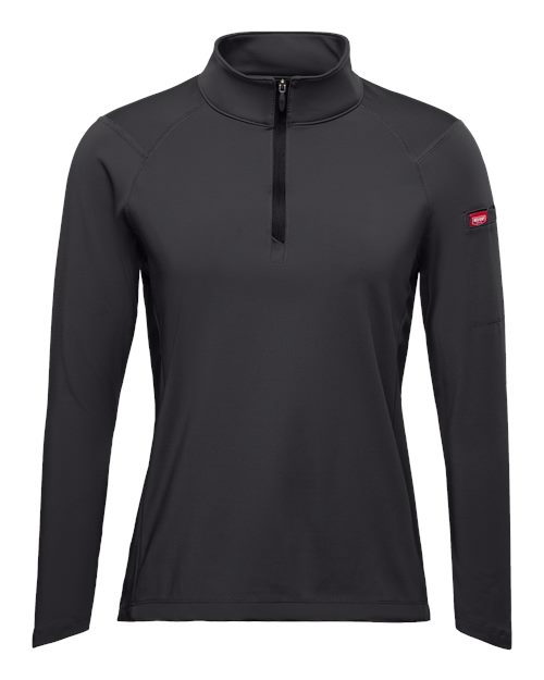 Red Kap Women's Performance Cadet Collar Quarter-Zip Pullover - QZW1 - EMBROIDERED