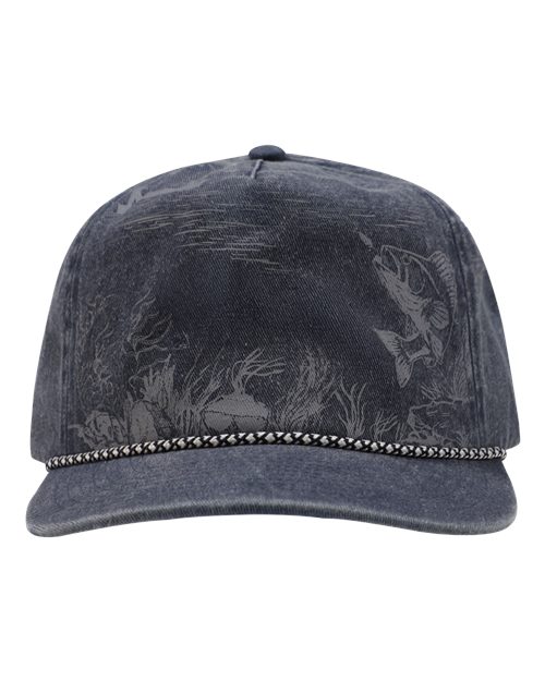 DRI DUCK Walleye Nature Scene Cap - 3334 - EMBROIDERED