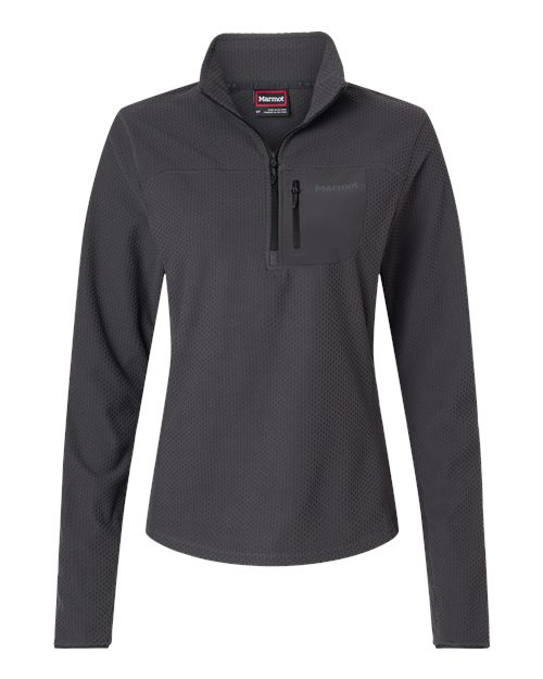 Marmot Women's Air Fleece Quarter-Zip Pullover - M16745 - EMBROIDERED