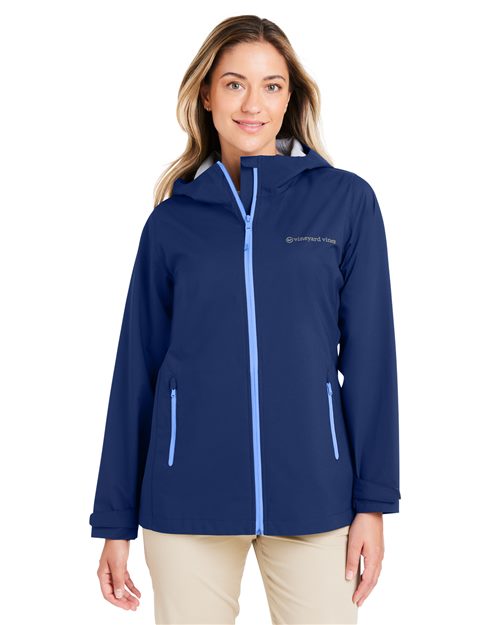 vineyard vines Women's Rain Shell Jacket - O001805 - EMBROIDERED