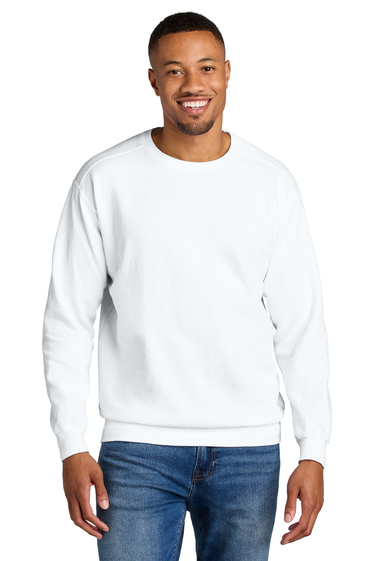 COMFORT COLORS Ring Spun Crewneck Sweatshirt. 1566 - EMBROIDERED