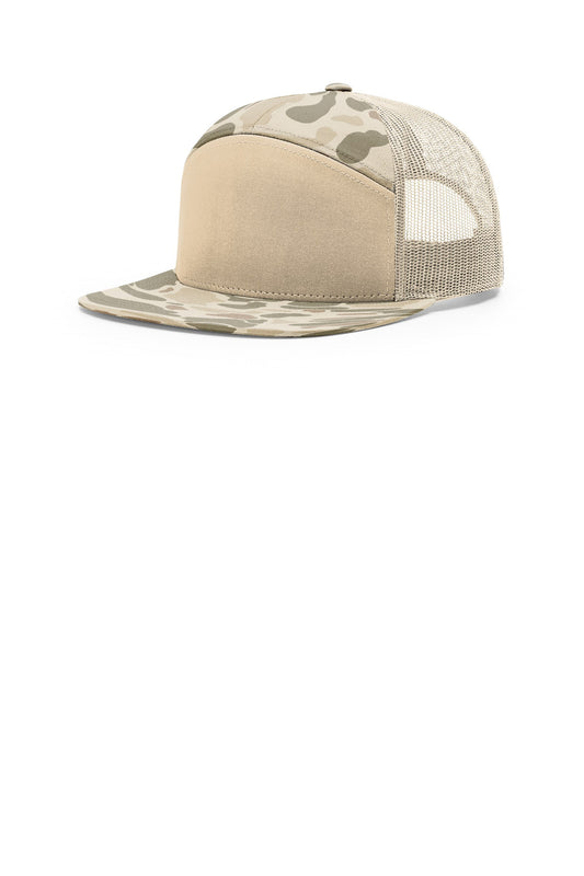 Richardson Printed 7-Panel Trucker 168P - EMBROIDERED