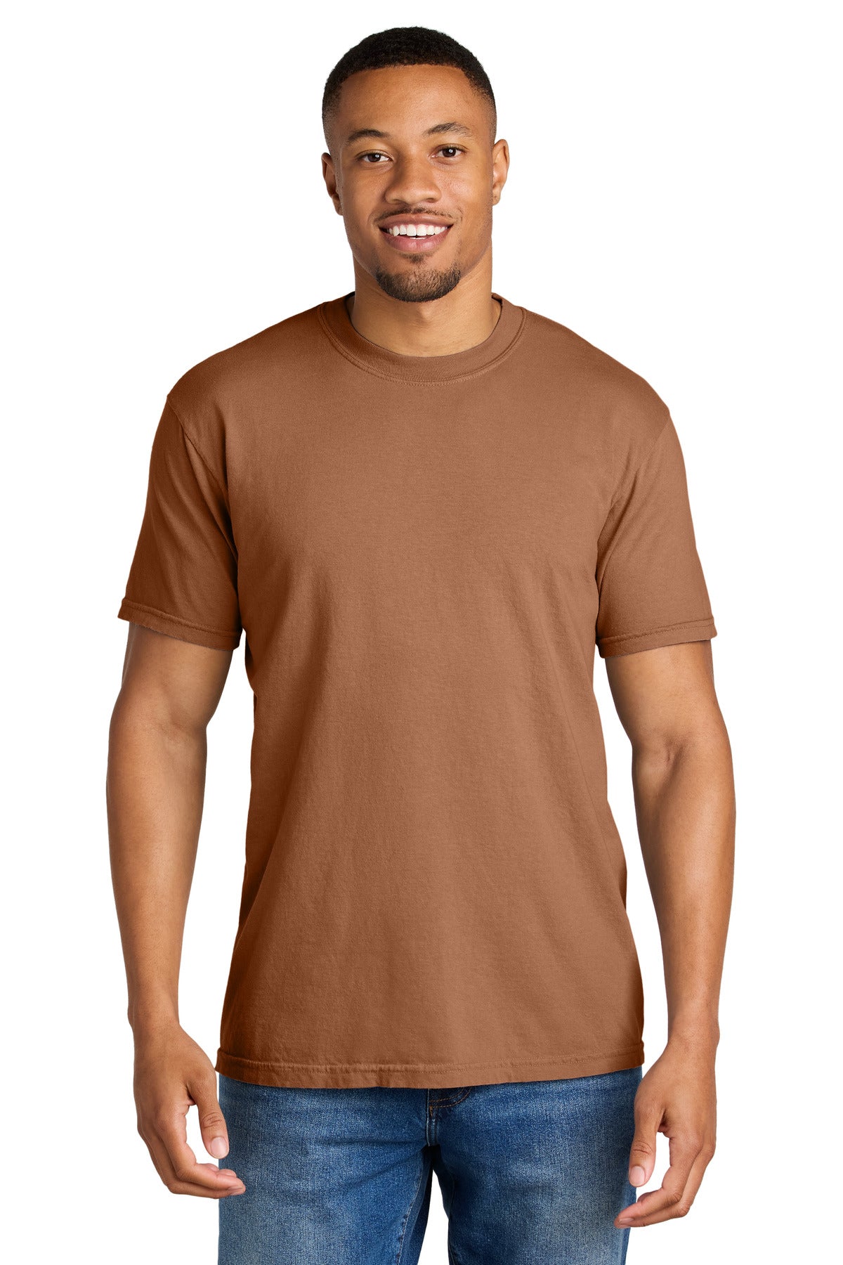 COMFORT COLORS Heavyweight Ring Spun Tee. 1717 - EMBROIDERED