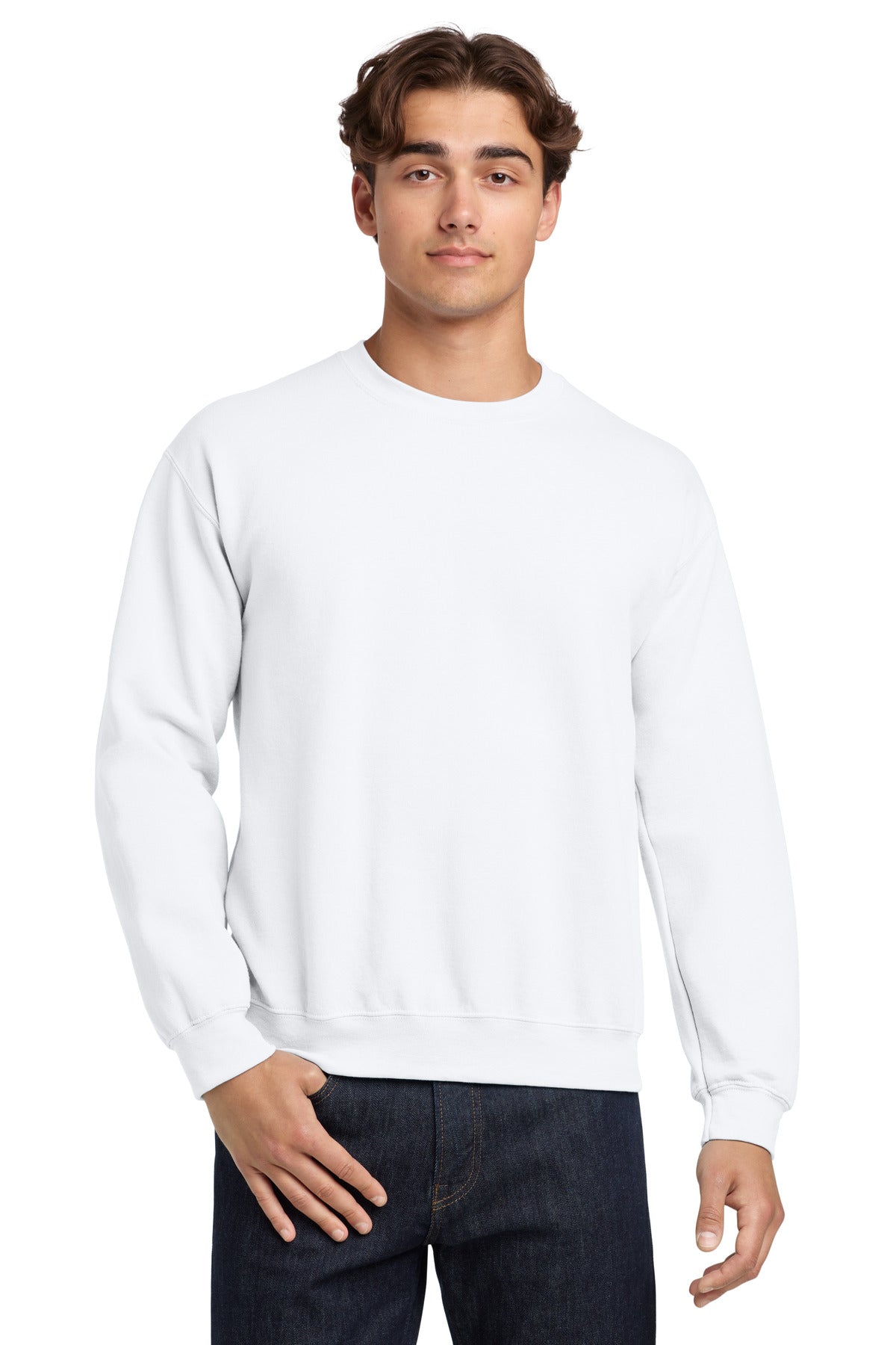 Gildan Heavy Blend‚ Crewneck Sweatshirt. 18000 - EMBROIDERED