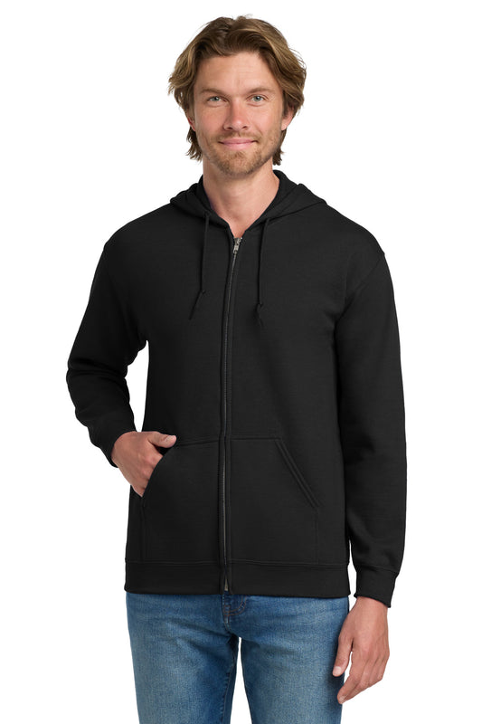 Gildan - Heavy Blend‚ Full-Zip Hooded Sweatshirt. 18600 - EMBROIDERED