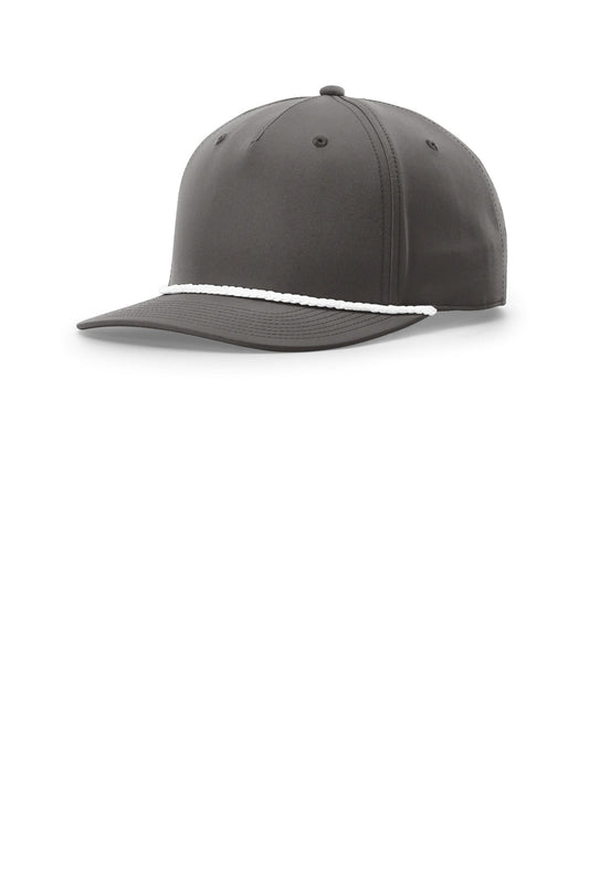 Richardson 5-Panel Classic Rope Cap 258 - EMBROIDERED