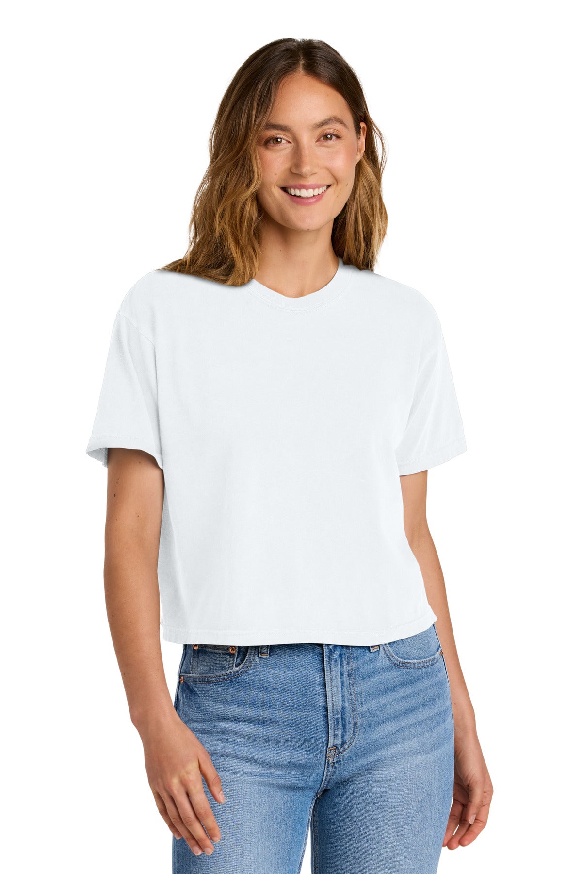 Comfort Colors Women's Heavyweight Boxy Tee 3023CL - EMBROIDERED