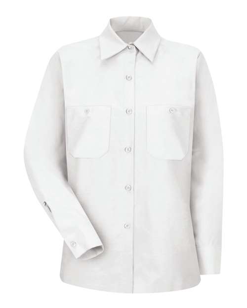 Red Kap Women's Industrial Work Shirt - SP13 - EMBROIDERED