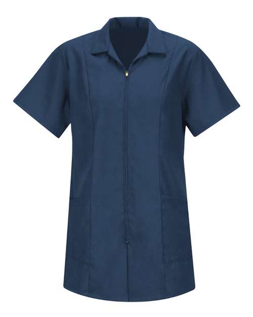 Red Kap Women's Zip Front Smock - KP43 - EMBROIDERED