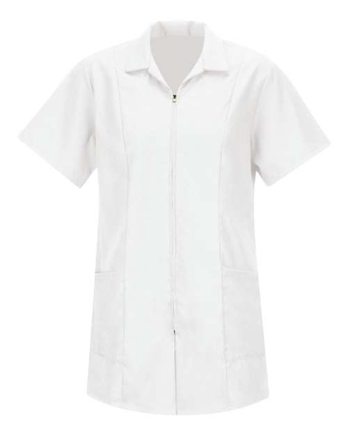 Red Kap Women's Zip Front Smock - KP43 - EMBROIDERED