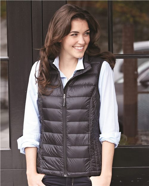 Weatherproof Women's 32 Degrees Packable Down Vest - 16700W - EMBROIDERED