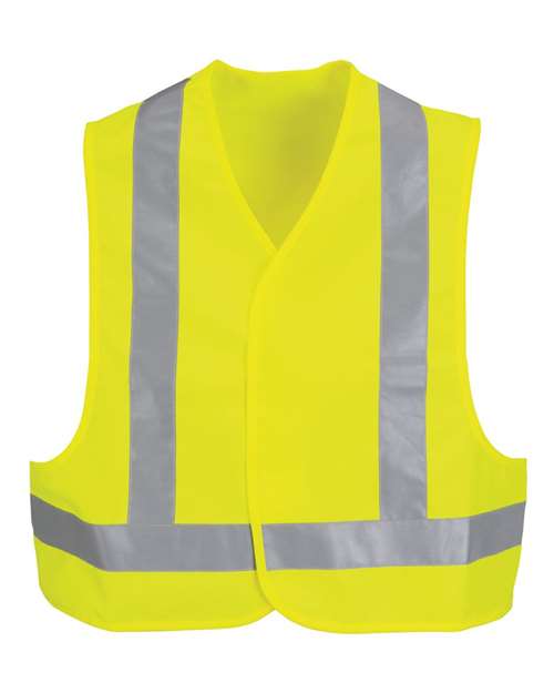 Red Kap Men's High Visibility Safety Vest - VYV6 - EMBROIDERED
