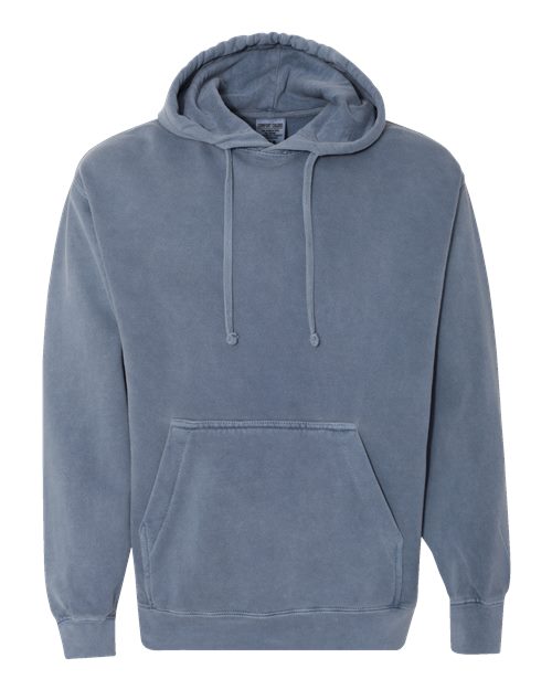 Comfort Colors Unisex Garment-Dyed Hooded Sweatshirt - 1567 - EMBROIDERED