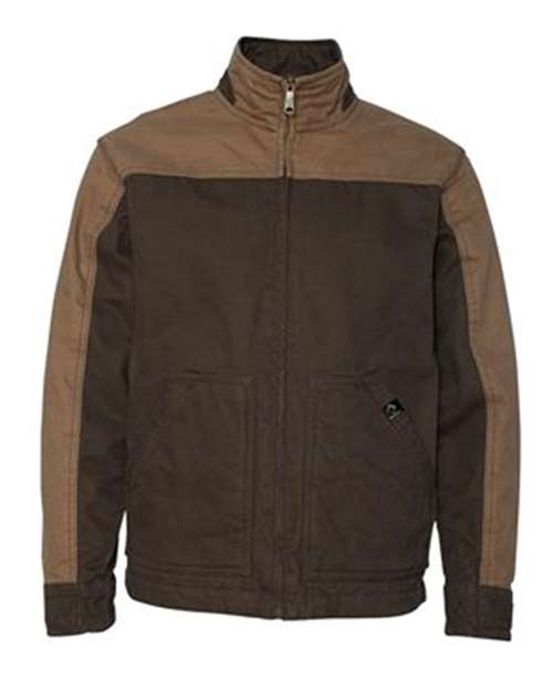 DRI DUCK Men's Tall Horizon Two-Tone Boulder Cloth(TM) Canvas Jacket - 5089T - EMBROIDERED