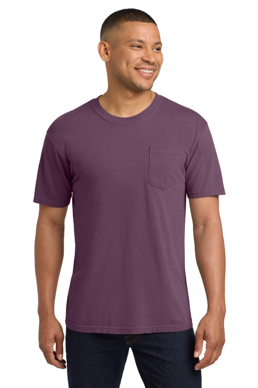 COMFORT COLORS Heavyweight Ring Spun Pocket Tee. 6030 - EMBROIDERED