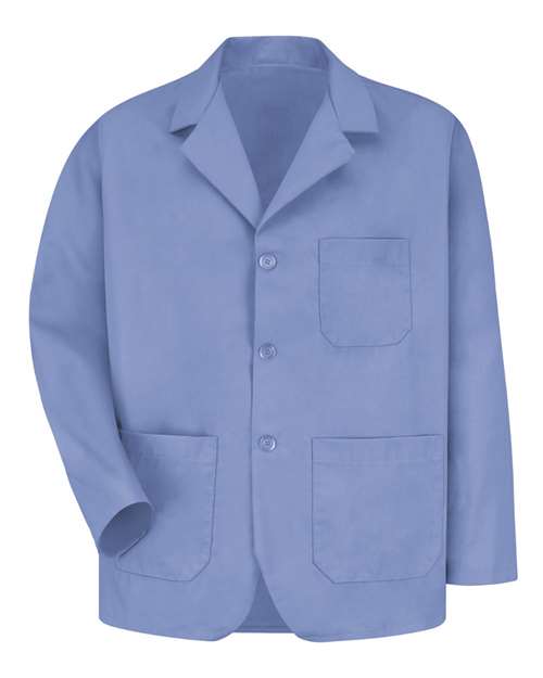 Red Kap Unisex Lapel Counter Coat - KP10 - EMBROIDERED