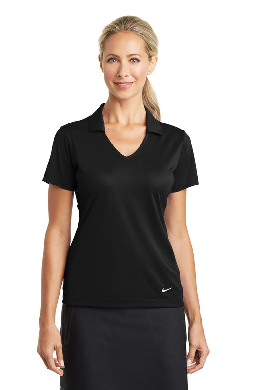 Nike Women's Dri-FIT Vertical Mesh Polo. 637165 - EMBROIDERED