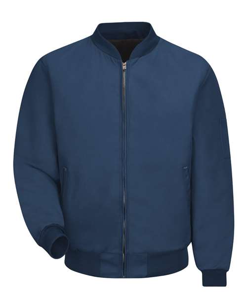 Red Kap Men's Extra Tall Solid Team Jacket - JT38XLT - EMBROIDERED