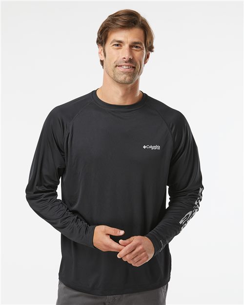 Columbia Men's PFG Terminal Tackle™ Long Sleeve T-Shirt - 138826 - EMBROIDERED