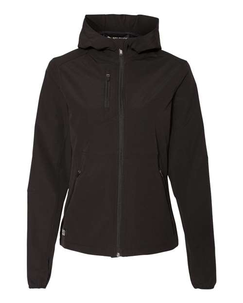 DRI DUCK Women's Ascent Soft Shell Hooded Jacket - 9411 - EMBROIDERED