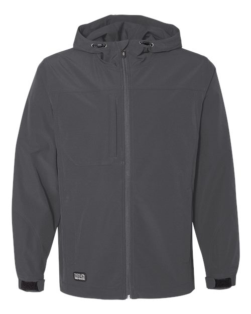 DRI DUCK Men's Apex Soft Shell Hooded Jacket - 5310 - EMBROIDERED