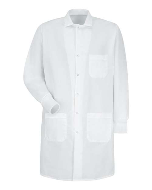 Red Kap Unisex Poplin Specialized Cuffed Lab Coat - KP70 - EMBROIDERED