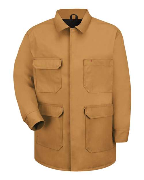 Red Kap Men's Blended Duck Chore Coat - JD24 - EMBROIDERED