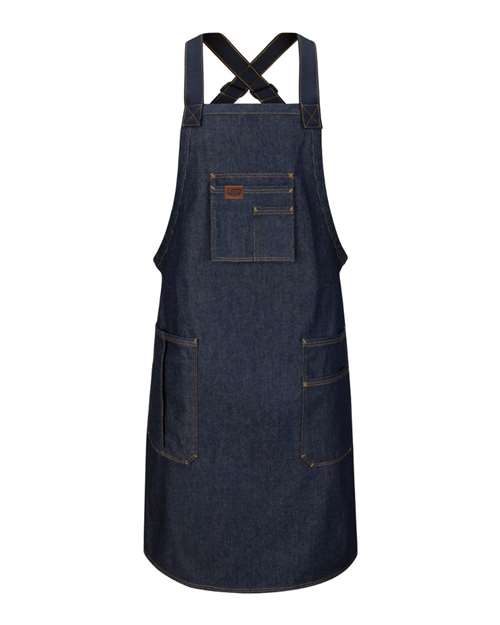 Red Kap Shop Apron - TD20 - EMBROIDERED