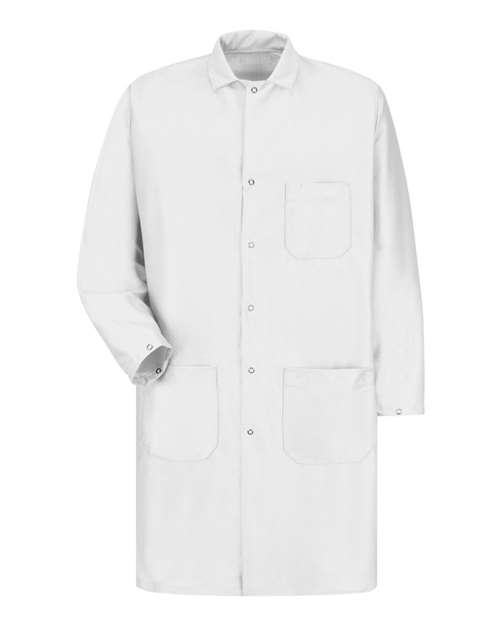 Red Kap Men's ESD/Anti-Stat Teach Coat - KK28 - EMBROIDERED
